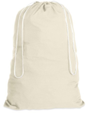 Whitmor Natural Cotton Laundry Bag