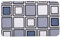 WENKO 20874100 Badematte Mono 45 x 75 cm
