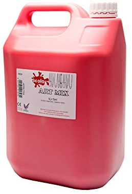 Scola, LPA5LTR Poster Paint, 5L, Red