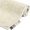 Beautissu Badematte rutschfest 50x50 cm Chenille Badezimmerteppich Flauschig Badteppich rutschfest waschbar Badvorleger Bad Teppich Badezimmer Duschvorleger Badematte Beige – BeauMare WR