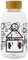 Stor Squid Game - Petite Bouteille en Verre - Réutilisable Netflix - Bouteille transportable 620 ML - Couvercle en Bambou