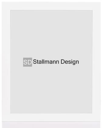 Stallmann Design Bilderrahmen 'Reno' | Größe: 50x70cm(PUZZLEFORMAT) | Farbe: Weiß | 40 mm starke Rahmen-Breite