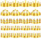 Abeillo 20 Pezzi Corone di Carta d'oro, Corone di Compleanno, Cappello Regolabile di Carta d'oro per Bambini Adulti Festa di Compleanno Celebrazione Feste di Anniversario (5 stili)