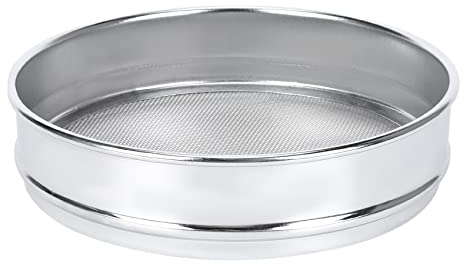 Tomshi Duty Riddle setaccio in rete per terreno setacciare il compost vassoio per semi, strumento per il giardinaggio, 18 (1 mm)