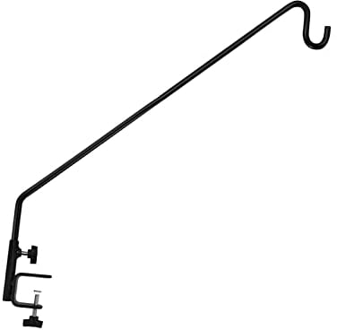 Folpus Deck Hooks Aufhänger für Geländer, Hängender Vogelfutterspender, Multifunktionaler, Verstellbarer Massiver Metallstab für Vogelfutterspender, Laterne,