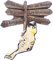 Fuerteventura Spanien Karte Straßenschild Fuerteventura Magnet Kühlschrank Kühlschrank Magnet Dekoration Aufkleber Souvenir Harz Handwerk Küche Whiteboard