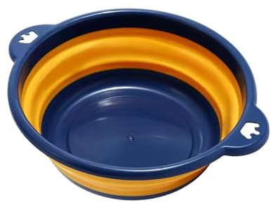 Round Folding Hand Wash Basin 7L,Collapsible Washing Up Bowl Portable Washbasin Camping & Hiking Water Storage Folding Basin