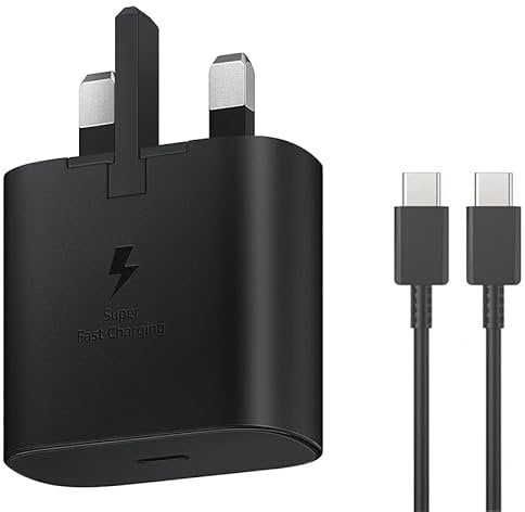 45W USB C Super Fast Charger 2.0 for Samsung Galaxy S23/S23 Ultra/S23+/S22/S22 Ultra/S22+/S21/S20/Note 20/Note 10/A13/A34/A53/A54/Tab S8,USB C Plug with 2M Cable,Adaptive Fast Charging,Folding Plug