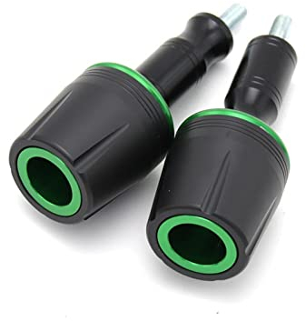 WOBBLO Für Kawasaki Z750 Z750R 2007-2012 2011 2010 Motorrad Fallschutz Rahmen Slider Verkleidungsschutz Crash Pad Protector (Color : Green)