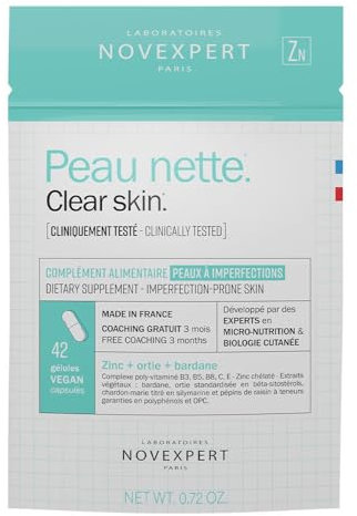 Novexpert Peau nette Compléments alimentaires 42 gélules