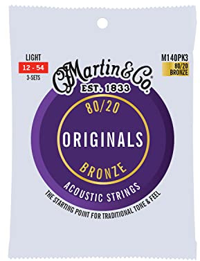 Martin Originals - M170PK3 - Acoustic 80/20 Bronze 3 Pack Extra Light (10-47)