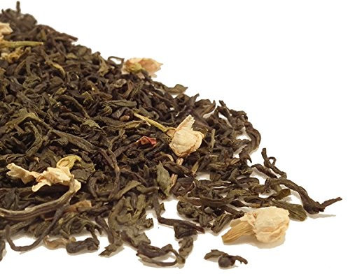 Jasmine Blossom Tea 1kg (2x500g Pack) Green Flavoured Loose Leaf Tea by TeaCakes of Yorkshire.