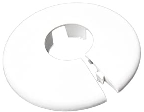 Talon - Click in Pipe Collar - White - 22mm - Pack of 10 - Clicks Into Place - High Grade Polypropylene - for Plumbing and Pipe Installation - Tool Set Essentials