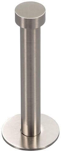 Gedotec Garderobenhaken Edelstahl Kleiderhaken Tür - Garderobe & Wand-Montage - UP-25 | Tiefe: 72 mm | Edelstahl matt gebürstet | Haken für verdeckte Befestigung | 1 Stück - Wandhaken mit Schrauben
