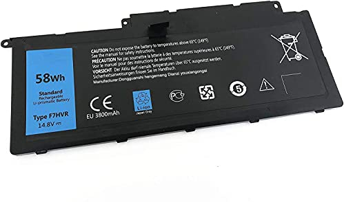 F7HVR G4YJM 062VNH T2T3J batería del Ordenador portátil para DELL Inspiron 17 7000 7737 7746 14 15 15r 5545 7537 14-7437(14.8V 58Wh)