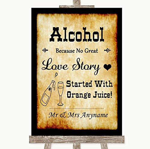 Western Wedding Sign Collection Western Alcohol Bar Love Story Wedding Sign