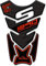 Resin Bike Adesivi Moto Compatibile con KTM 1290 Super Adventure S 2017 2020. Protezione Paraserbatoio Moto da Urti e Graffi. Adesivo 3D Resinato - Nero e Arancio
