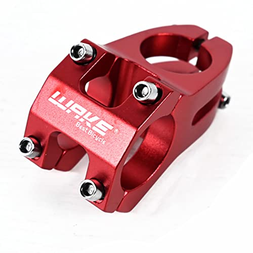 Wake Fahrrad Vorbauten, Aluminiumlegierung Mountainbike Vorbau, Fahrradlenker Vorbau für Die meisten Fahrrad BMX MTB Rennrad 31,8mm 45mm Rot
