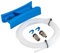 6 Stück PTFE-Schlauch 4mm x 2m Set, 1 PTFE Schlauch 1,75mm + 1 Schlauchschneider + 2 PTFE Teflon Tube Klemme + 2 PC4-M6 PC4-M10 Pneumatik-Anschlussstücke 3D Drucker Zubehör