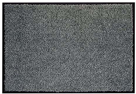 Carpido Fußmatte grau – Eingangsmatte innen – Schmutzfangmatte 90x250 cm – Läufer Flur rutschfest – Wohnzimmer Deko - Türmatte Sauberlaufmatte