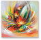 Tableau Peinture Huile sur Toile, Moderne Abstrait Coloré Texture Fleur De Lotus Oeuvre Peint À La Main Peintures À l'huile sur Toile Art Mural pour Salon Chambre Bureau Décor À La Maison