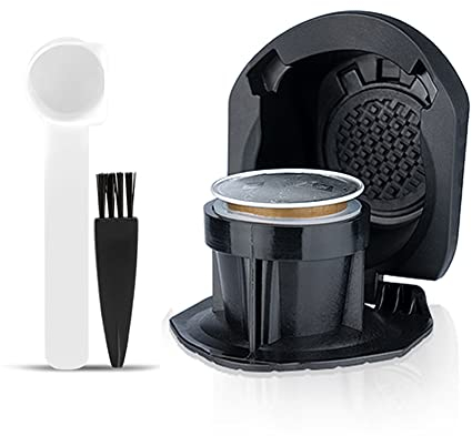BENFUCHEN Kapseladapter kompatibel mit Dolce Gusto, Nespresso Kaffeekapselkonverter, integriertes Design Vibration Einweg und Wiederverwendbare Kapselzubehör für Kaffeemaschine
