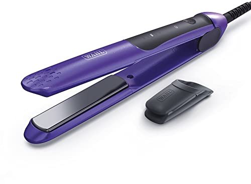 Wahl Pro Glide Straightener – Purple Shimmer, Special Edition Colour Pro, Hair Straighteners, Hair Styling Tools, Adjustable Digital Temperature, 150°C - 210°C, Ultra-Fast Heat Up, Ceramic Coated Plates