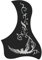 Gitarren Schlagbrett, 10 Stück PVC Akustikgitarre Pickguard Selbstklebende Tonabnehmer Schlagschutz Kratzplatten Pickup Aufprallschutz Aufkleber für 40 41 Zoll Folk Akustik E Guitar Musikinstrumente