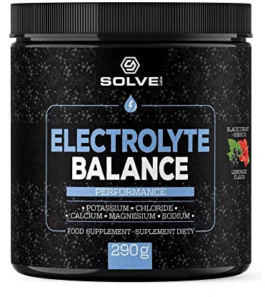 Solve Labs® ● High Potassium Electrolytes Powder ● (290G) ● Pink Lemonade Electrolyte Intense Training Supplement Potassium Zinc & Magnesium For Hydration, Boost Energy