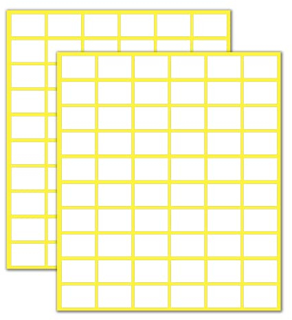 (900 Piezas) 20 x 13 mm - Etiquetas Adhesivas Pegatinas Blancas