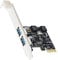 GLOTRENDS U3023 2-Port USB 3.0 Typ-A 5Gbps PCIe Erweiterungskarte für Intel, AMD, und ARM Plattform, kompatibel mit Windows und Linux (unterstützt Nicht Mac OS)