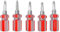 Bestgle 5 Pezzi Mini Cacciavite Corto per Macchina Mini Phillips/Slot Cacciavite Tascabile Portatile a Doppio Mini Cacciaviti a Doppio Scopo