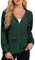Durio Veste de pluie légère pour femme - Imperméable - Respirante - Pliable - Coupe-vent - Avec capuche - Veste softshell - Veste de cyclisme, vert foncé, 3XL
