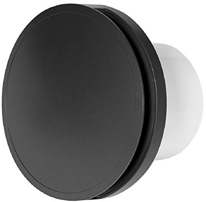 ABOUT VENT Ø 100mm Extractor de Aire - Ventilador de Pared Silencioso Antracita - Fan para Cocina WC Baño