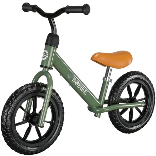 Bobike Toddler Balance Bike Toys for 2 to 5 Year Old Girls Boys Adjustable Seat and Handlebar No-Pedal Training Bike Best Gifts for Kids