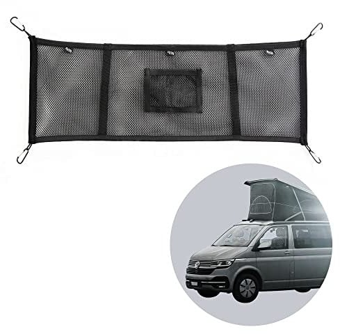 040Parts Gepäck-Netz Kombi-Aufbewahrungs-Netz für Aufstelldach und Innenraum kompatibel mit VW T5 T6 Bulli California Beach Caravelle