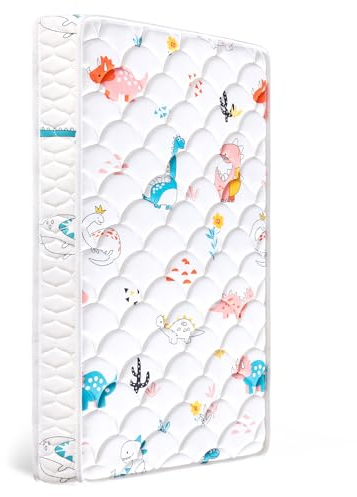 Ours à bulles Hochwertige Schaumstoff Matratze 80x160, Hochwertiger Weicher Mikrofaserstoff - Hypoallergen, 13 cm Starke Und Weiche Kindermatratze, Ungiftige Babymatratze Nach Öko-Tex Standard 100.