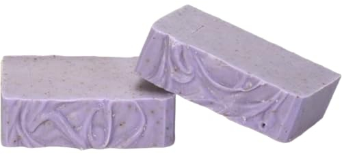 LIDKOR Lavendelseife 100g - Vegan Lavendel Handseife mit Lavendelöl - Feuchtigkeitsspendende Hautpflege mit Olivenöl & Rizinusöl - Handgemachte Naturseife als Festes Duschgel - Macht die Haut weich