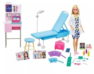 Barbie Puppe (Medical Doctor Deluxe Puppen-Spielset)