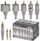 Vearter 8PCS TCT Hole Saw Kit,16-51mm(5/8''-2'') Carbide Bit Set with Pilot Drill, Holesaw for Hard Metal, Stainless Steel, Iron, Mild Steel, Aluminium, Alloy, Plastic, Fiberglass