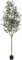 FORABAMB künstlicher Olivenbaum 190 cm, Kunstpflanze mit Pflanzgefäß, Kunstolivenbaum groß, für Home Office, Wohnzimmer, künstlicher Baum, 1080 Blätter
