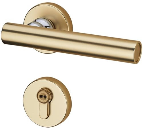 ZHCHAO Serrature For Porte In Rame Camera Da Letto Interna Serrature Magnetiche Mute For Porte In Legno Massello Serrature For Porte Dorate