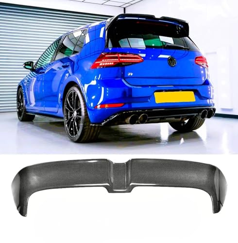 For Auto Perfectionists UK Rear Boot Spoiler Compatible With VW Golf MK7 MK7.5 TSI TDI OT Style ABS Carbon Fibre