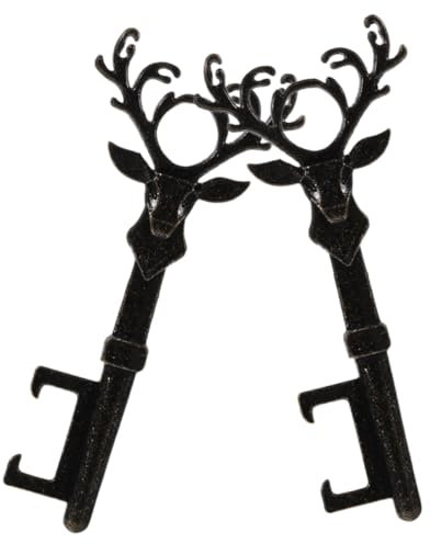 GRIRIW 2 Stück Flaschenöffner Kronkorkenöffner Erhöhter Katzenfutternapf Soda Sauger Riesiger Pinsel Kinderspielzeug Krawatten Wolle Liegestuhl Dosenöffner Aus Metall