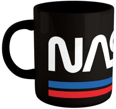 NASA Keramiktasse 340 ml – Offiziell lizenzierte Kaffeetasse mit Weltraumthema | langlebiges und stilvolles Trinkgeschirr für heiße und kalte Getränke | mikrowellen- und spülmaschinenfest | Geschenk