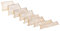 Abaodam Gitarren-Zubehör-Set für Akustikgitarre, Weiß, Beige, 9-teilig
