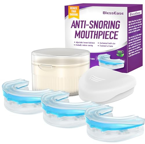 Anti Schnarchen Gegen Schnarchen Anti Snoring Gerät für Nacht Schnarchschienen-Set Effektiver Schnarchstopper schiene für Männer und Frauen-0-8mm Drei Größen