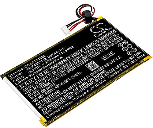 Cameron Sino AQQXING Wiederaufladbarer Akku für LeapPad 31565, LeapPad Platinum Kids Learning, Platinum 7 Zoll, XDi Ultra (3200 mAh) 800-10067, MLP4063112, MP5461110