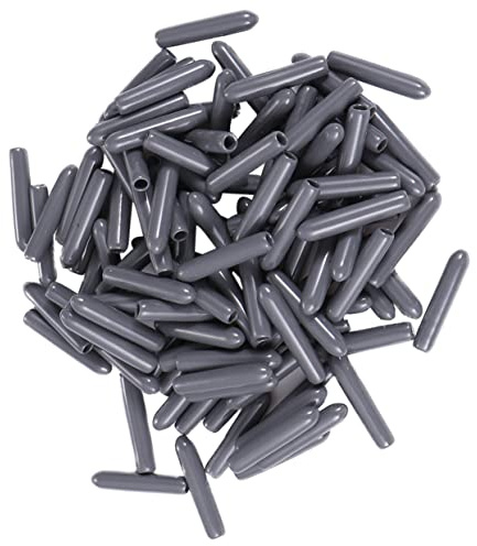 100pcs Dishwasher Rack Tine Tip Cover Caps Pvc Gray | Universal Prong End Covers, Extra-long Anti-slip Design, Helps Guard Dishes from Scratches and Damage