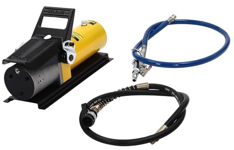 Bomba hidráulica de aire con pedal 10000 PSI 690 cm³/42 cu.in Bomba hidráulica neumática para industria, taller y reparación de automóviles